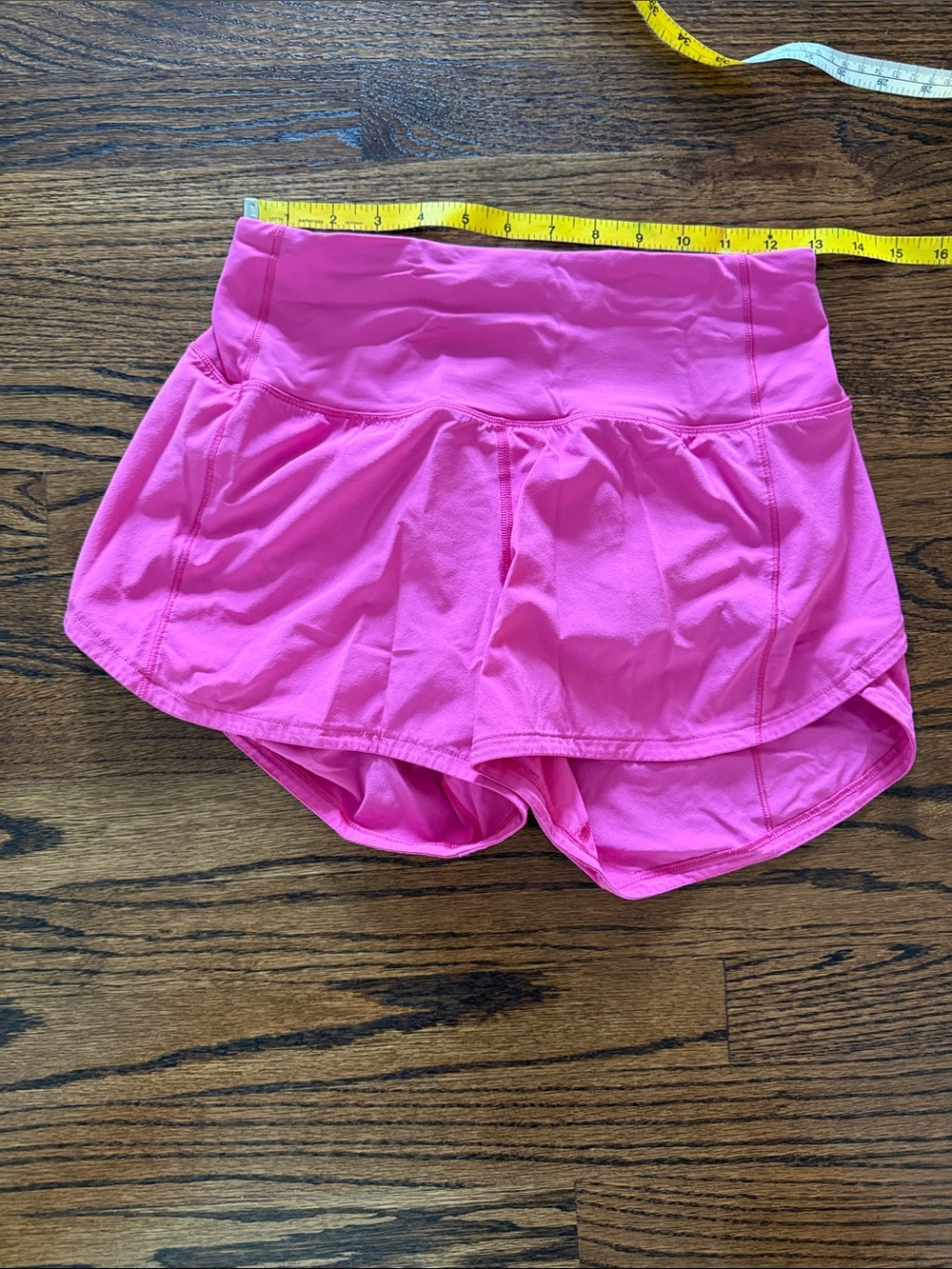 lululemon athletic speed up high-rise line shorts 4 inch Pink